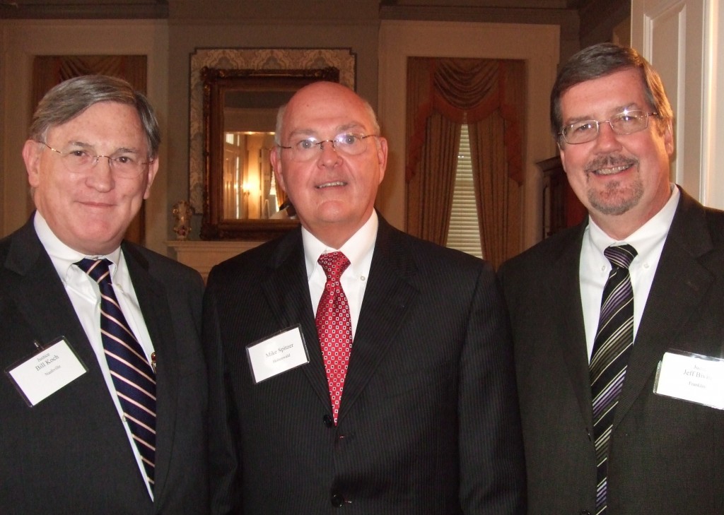 Justice Bill Koch (Nashville), Mike Spitzer (Hohenwald), Judge Jeff Bivins (Franklin)